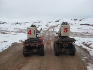 Kiri and Mike contemplate the road ahead