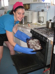 Fudgy Mocha Brownies in our Easy-Bake Oven