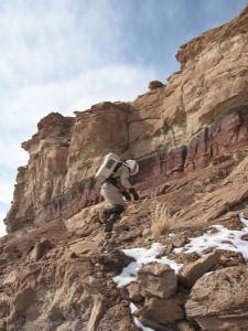 Mike ascends Mt. Sagewood