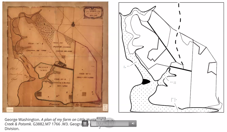 Example of tactile map design